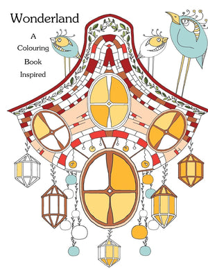 Coloring Book : Inspired: Wonderland : Stress Relieving Patterns (Alice's Adventures in Wonderland),Used