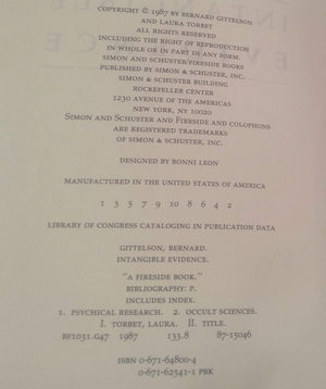 Intangible Evidence,Used