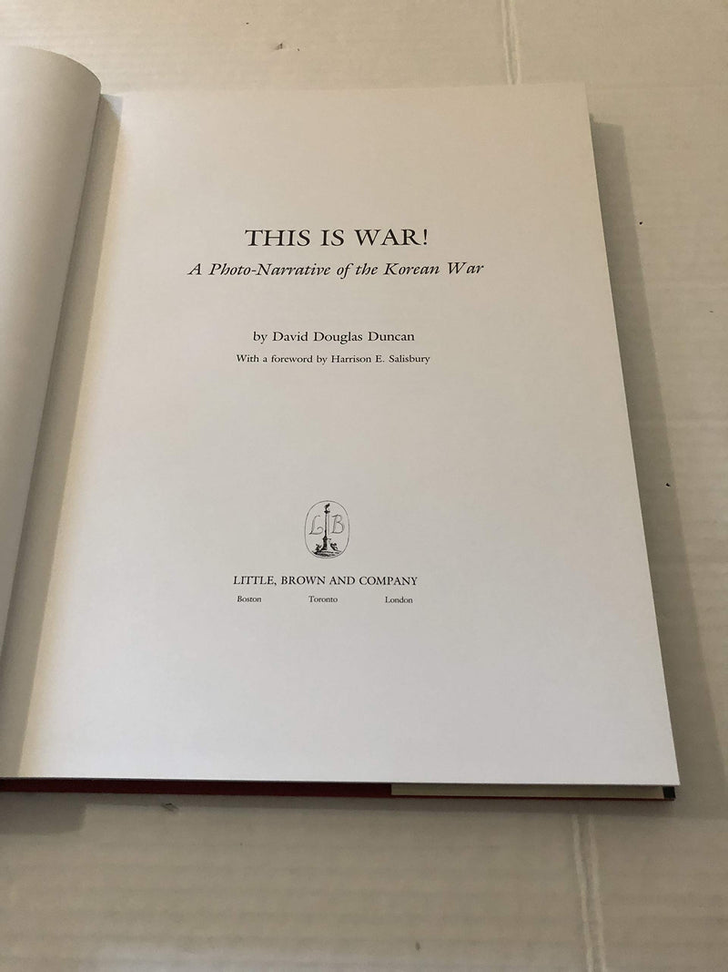 This Is War!: A PhotoNarrative of the Korean War,Used