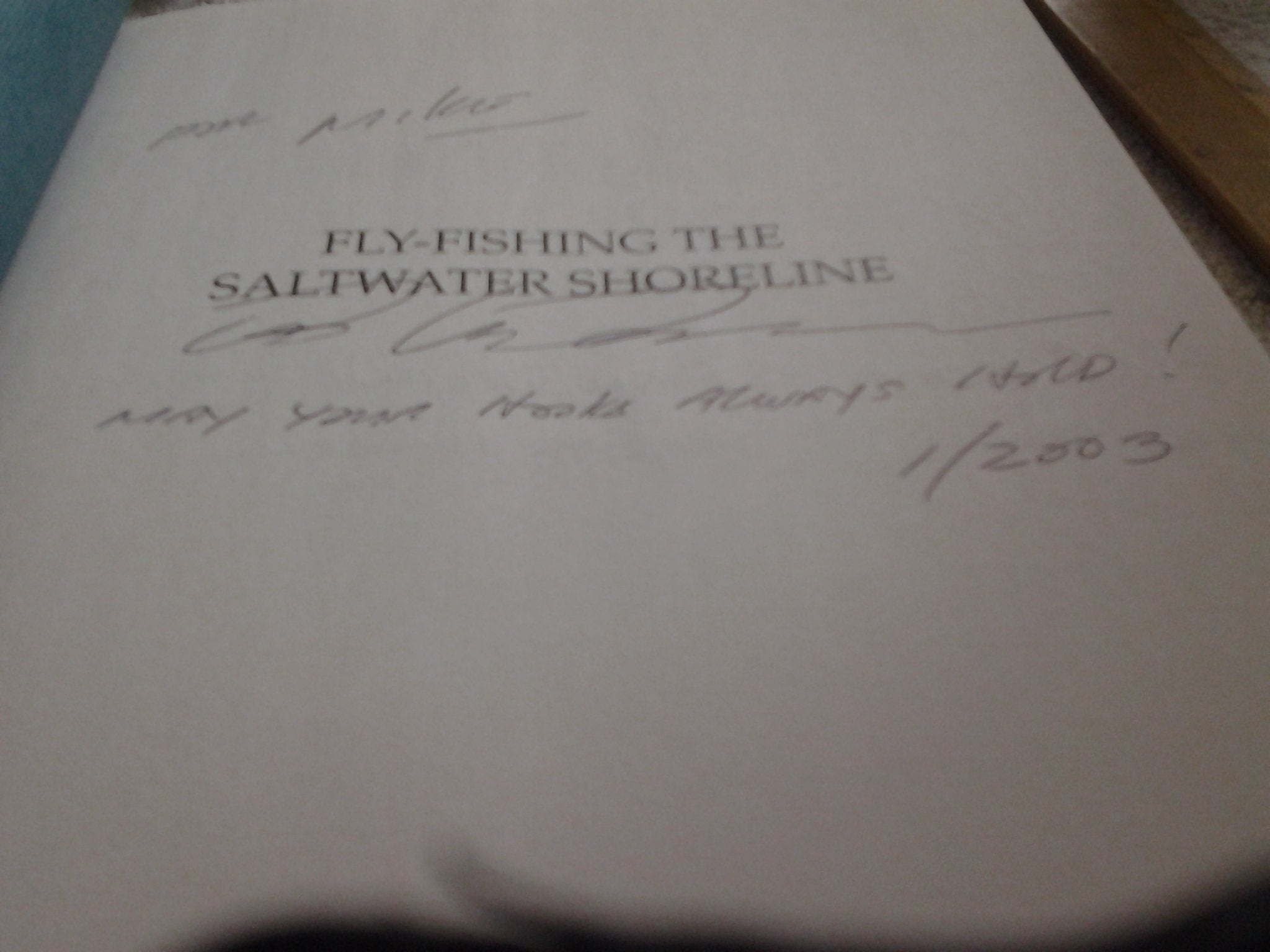 Flyfishing The Saltwater Shoreline,Used