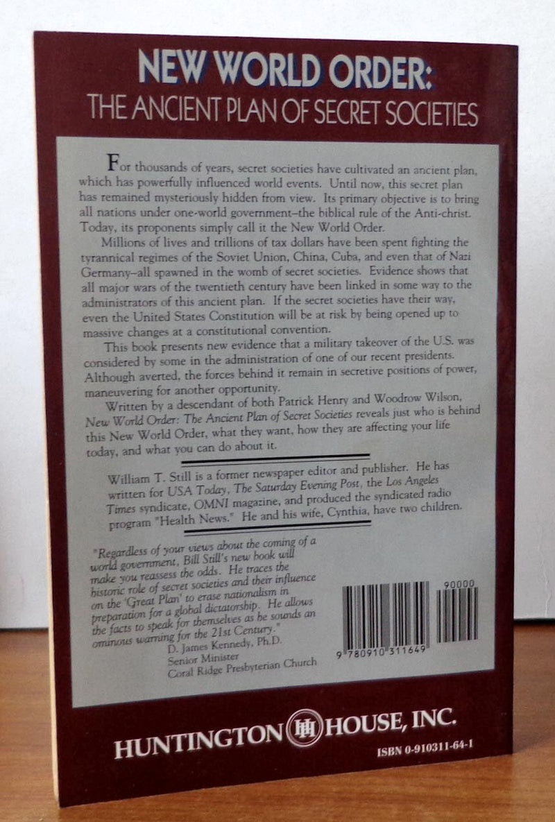 New World Order: The Ancient Plan of Secret Societies,Used