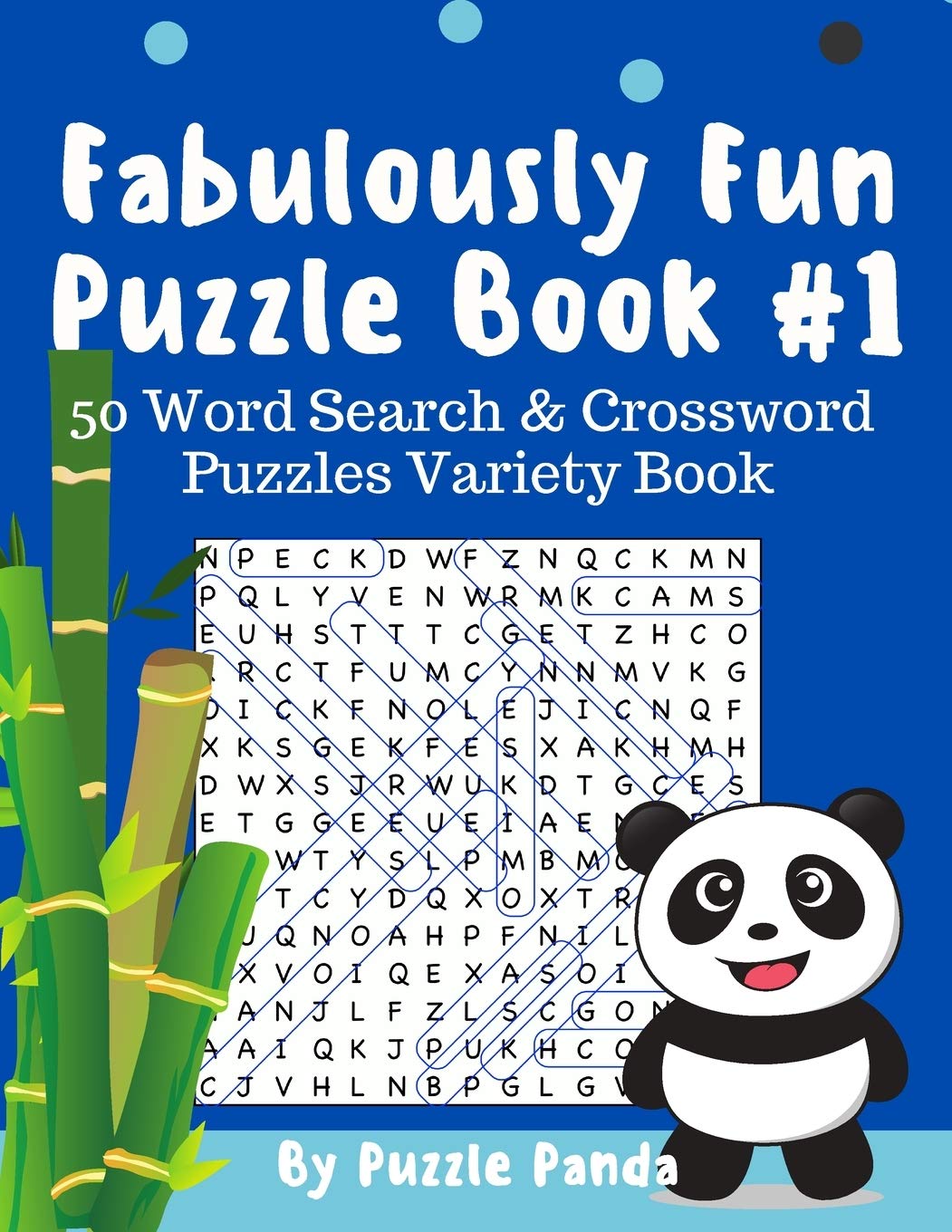 Fabulously Fun Puzzle Book # 1 (Word Search and Crossword Puzzles by Puzzle Panda Publishing),Used