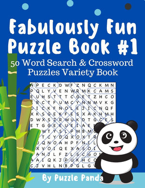 Fabulously Fun Puzzle Book # 1 (Word Search and Crossword Puzzles by Puzzle Panda Publishing),Used