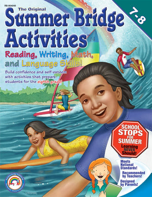 Summer Bridge Activities: 7th to 8th Grades,Used