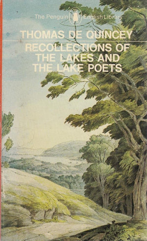 Recollections of the Lakes and the Lake Poets (Penguin Classics),Used