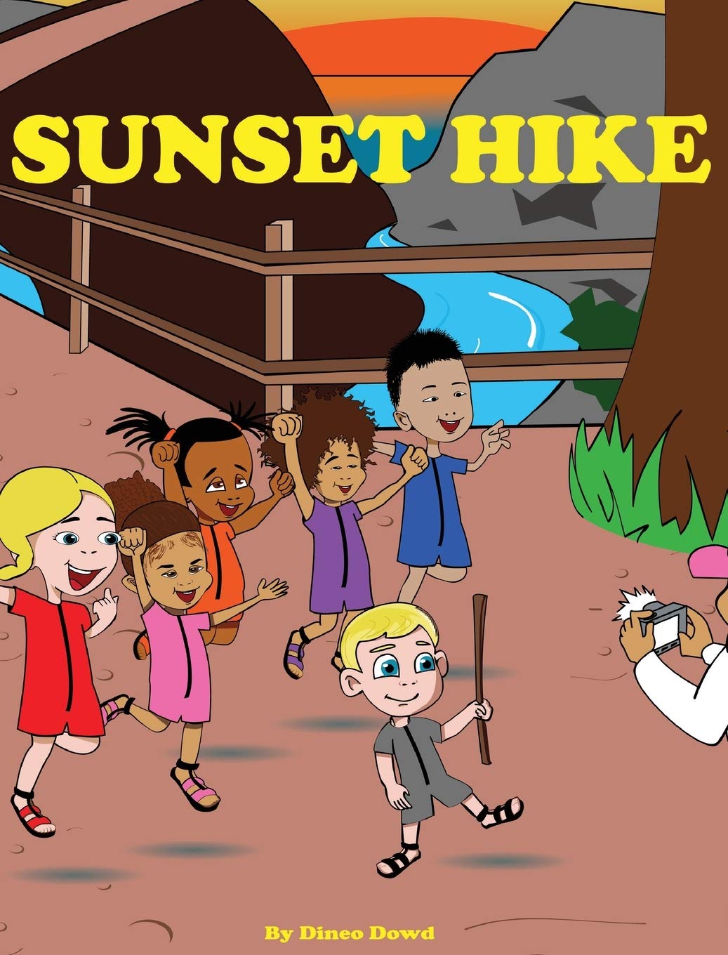 Sunset Hike: A children's hiking book, to motivate children to step outside and explore nature.,Used