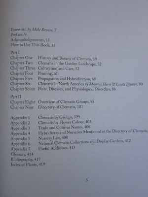 An Illustrated Encyclopedia Of Clematis
