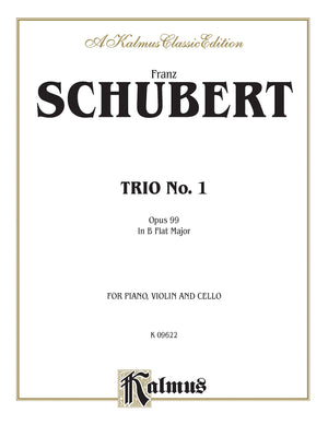 Trio No. 1 in Bflat Major, Op. 99 (Kalmus Edition),Used
