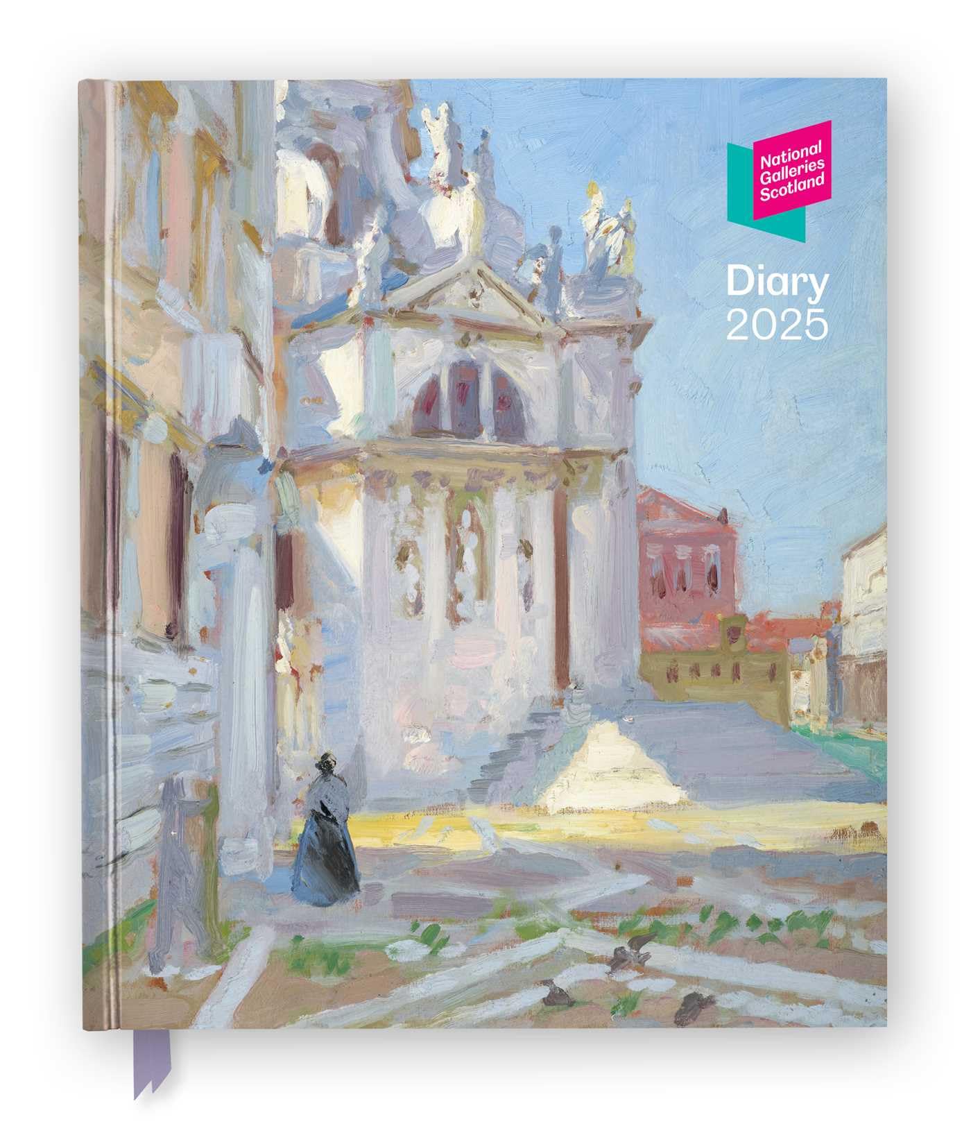 National Galleries Scotland 2025 Desk Diary Planner  Week to View, Illustrated throughout,New