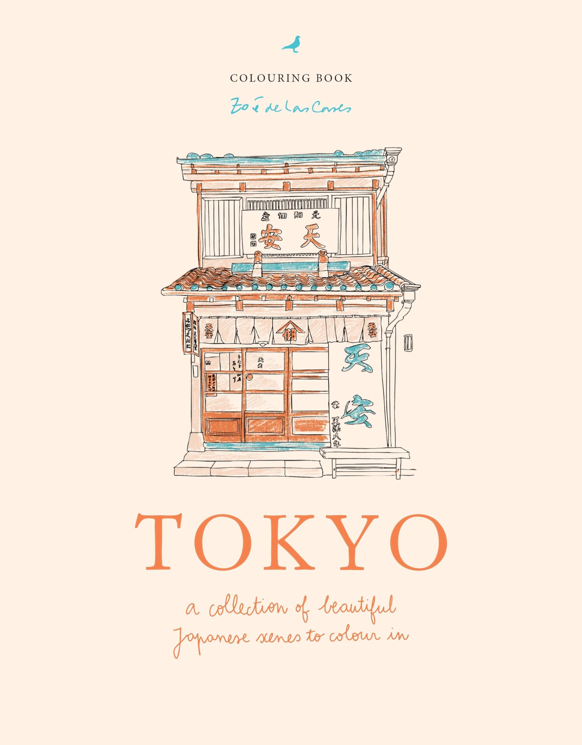 Zo De Las Cases Tokyo: A Collection Of Beautiful Japanese Scenes To Colour In