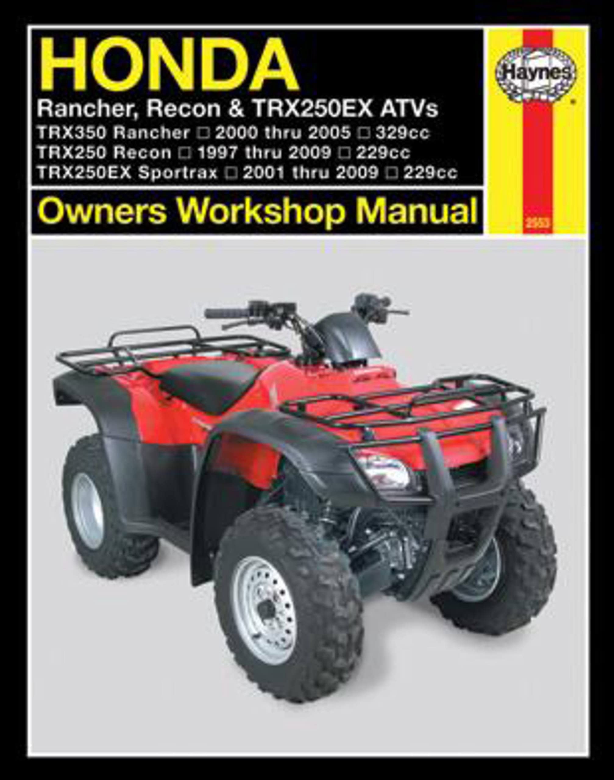 Honda Rancher, Recon & Trx250Ex Atvs (97  09) Haynes Repair Manual (Paperback)