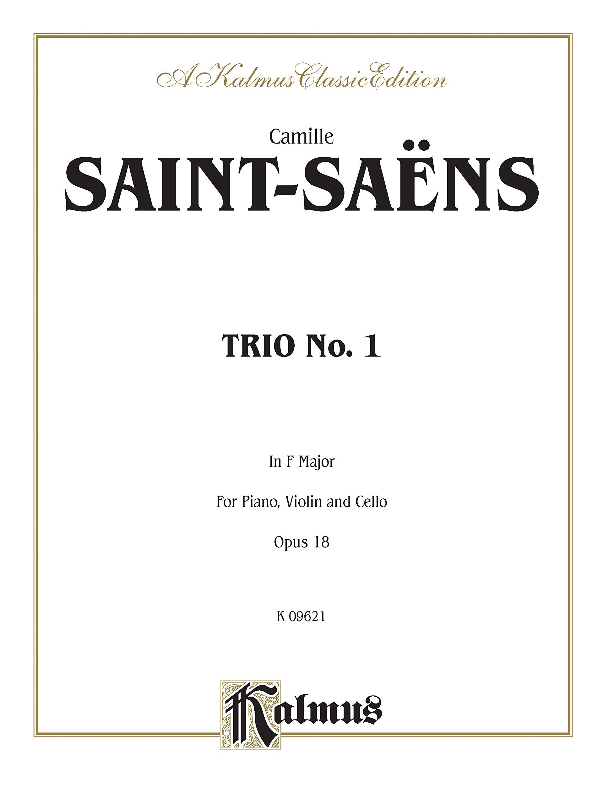 Trio No. 1, Op. 18: Kalmus Edition,Used