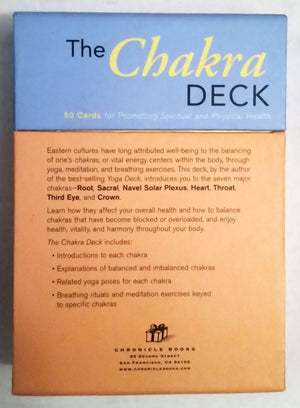 The Chakra Deck: 50 Cards For Promoting Spiritual And Physical Health,New