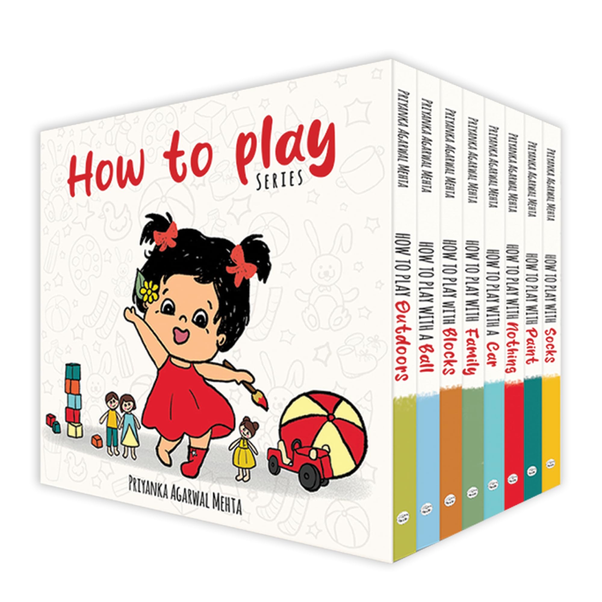 How To Play Series By Sam & Mi | Set Of 8 Interactive Board Books For Babies & Toddlers | Sensory Play & Motor Skills Development | Perfect Gift For Newborns & Toddlers