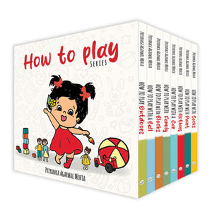 How To Play Series By Sam & Mi | Set Of 8 Interactive Board Books For Babies & Toddlers | Sensory Play & Motor Skills Development | Perfect Gift For Newborns & Toddlers