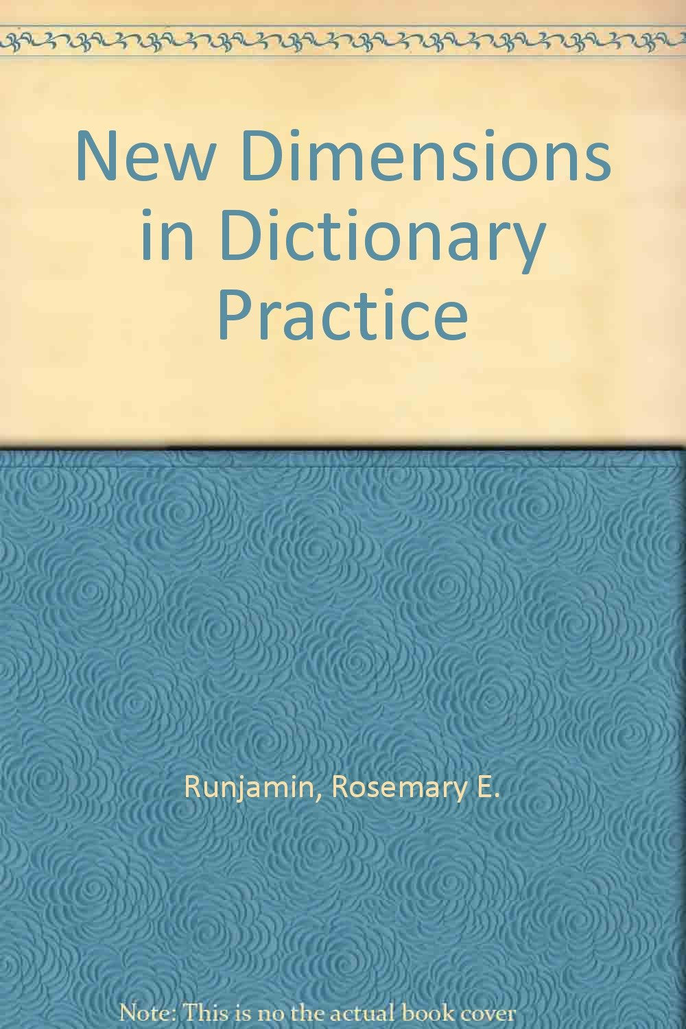 New Dimensions in Dictionary Practice,Used