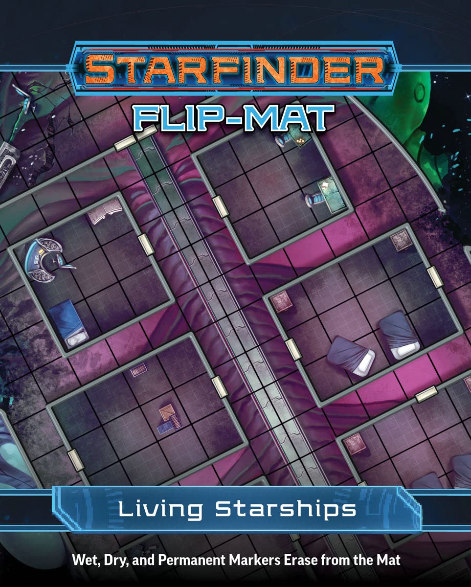 Starfinder FlipMat: Living Starships,Used