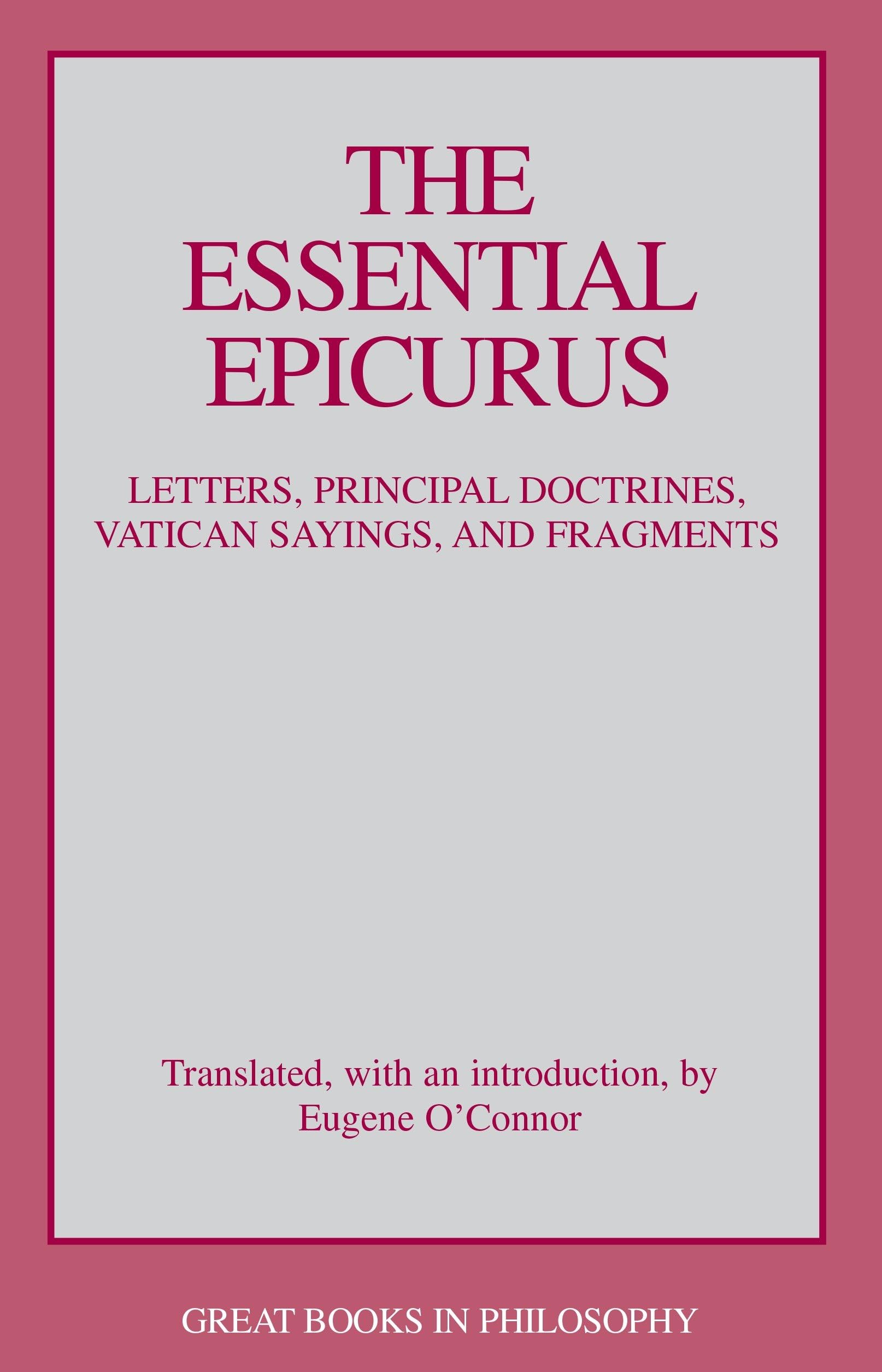 The Essential Epicurus (Great Books in Philosophy),Used