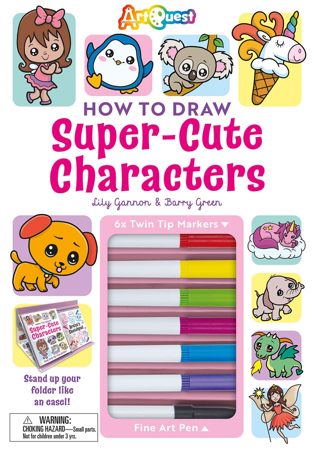 How To Draw SuperCute Characters (Art Studio Kits)