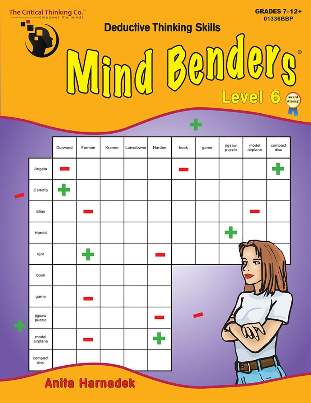 Mind Benders Level 6 Workbook  Deductive Thinking Skills Puzzles (Grades 712),New