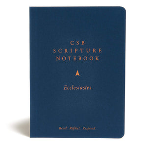 CSB Scripture Notebook, Ecclesiastes, Black Letter, SingleColumn, Notetaking, Journaling Space, Sermon Series, Personal Study, ,Used