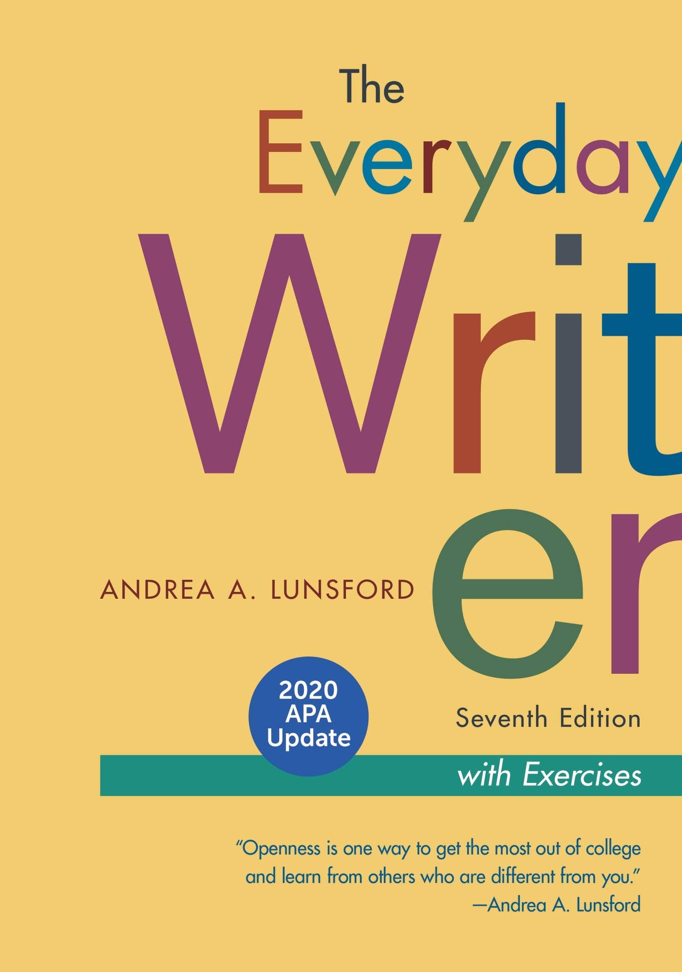 The Everyday Writer With Exercises, 2020 Apa Update