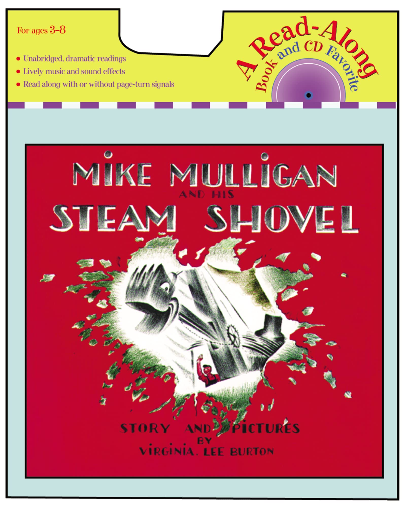 Mike Mulligan and His Steam Shovel Book & CD,Used