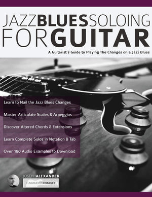 Jazz Blues Soloing for Guitar: A Guitarist's Guide to Playing The Changes on a Jazz Blues (Learn How to Play Jazz Guitar),Used