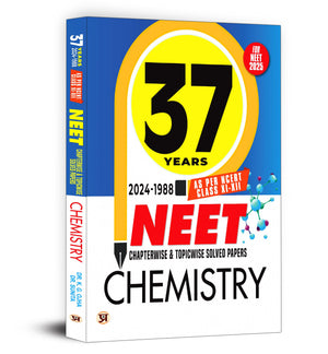 37 Years Neet Previous Year Pyqs Solved Question Papers (2024-1988) | Chemistry - Chapterwise Topicwise Solutions For Neet Exam 2025 | Based On Ncert Latest Syllabus