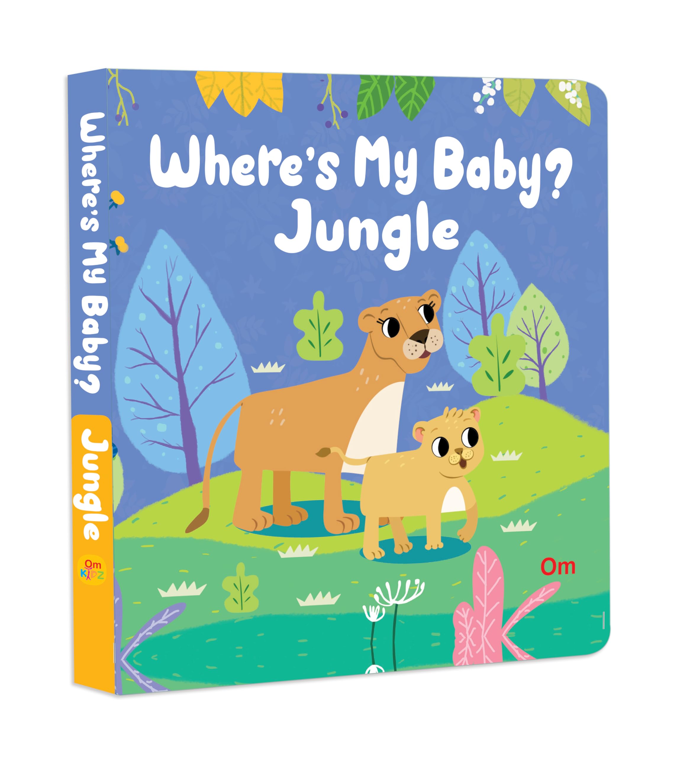 Board Book: WhereS My Baby? Jungle - Illustrated Story Books For Kids