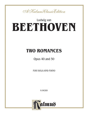 Two Romances, Op. 40, 50 (Kalmus Edition),Used