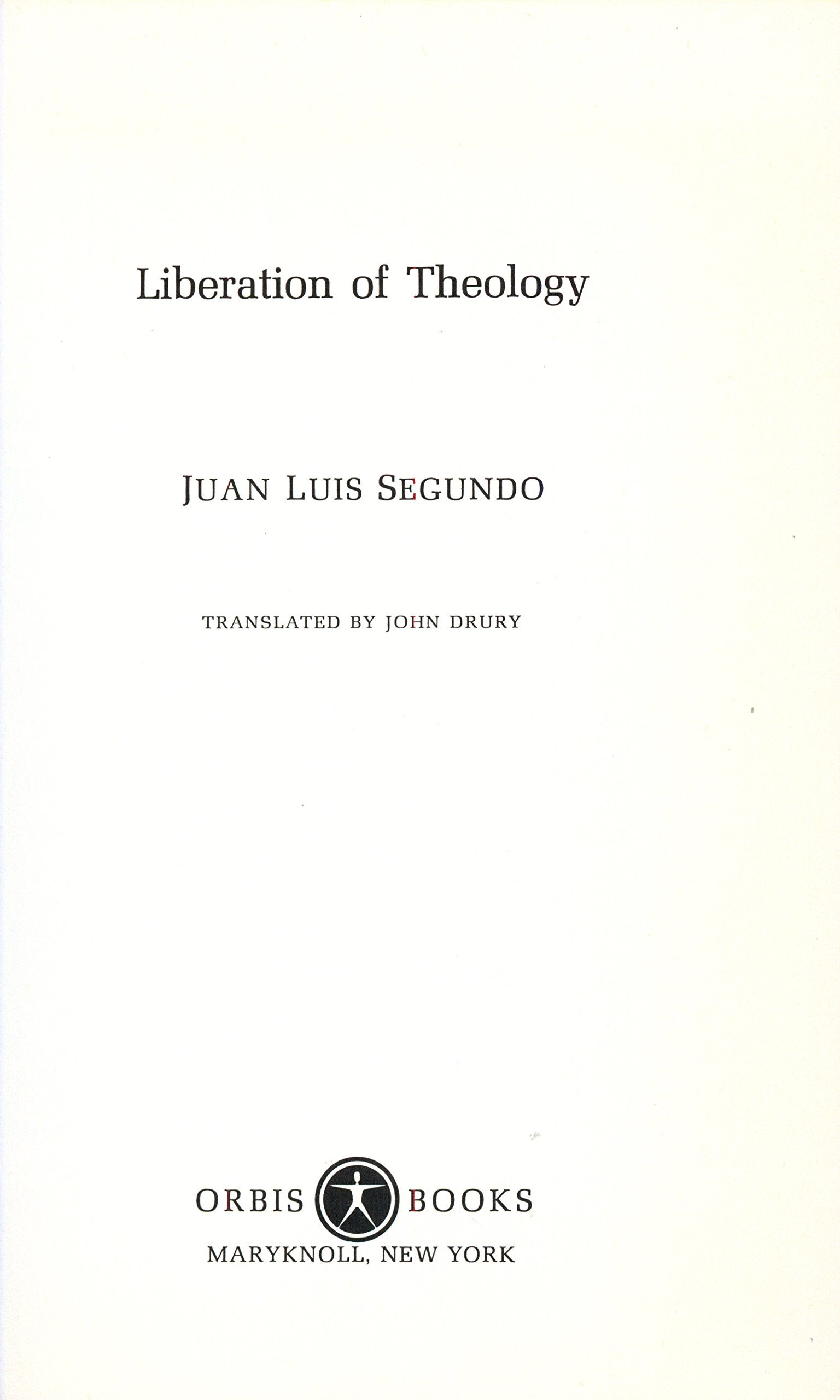 The Liberation Of Theology,Used