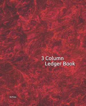 3 Column Ledger Book,Used