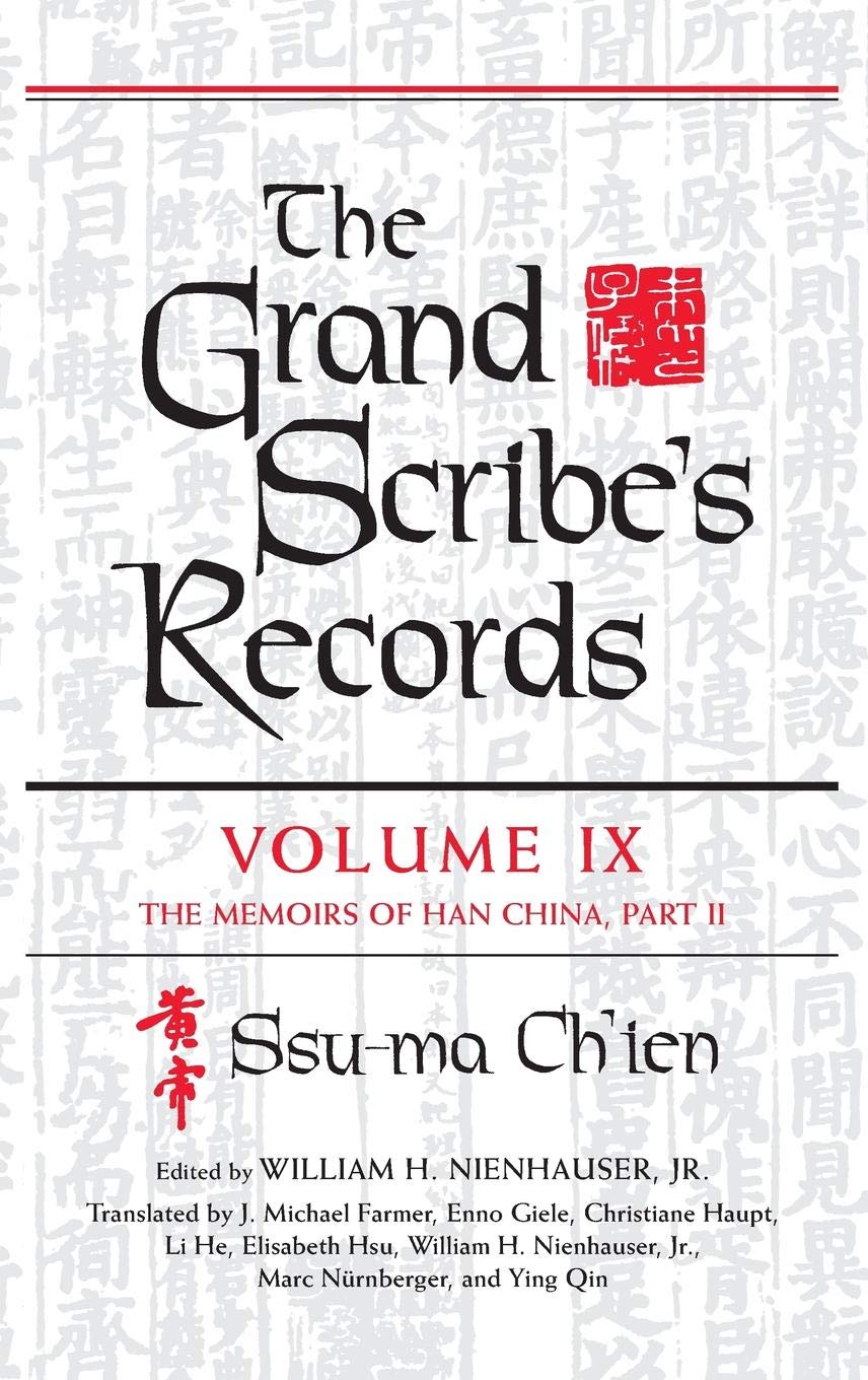 The Grand Scribe's Records, Volume IX: The Memoirs of Han China, Part II,Used