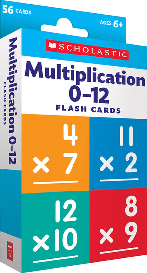 Scholastic Flash Cards: Multiplication 012