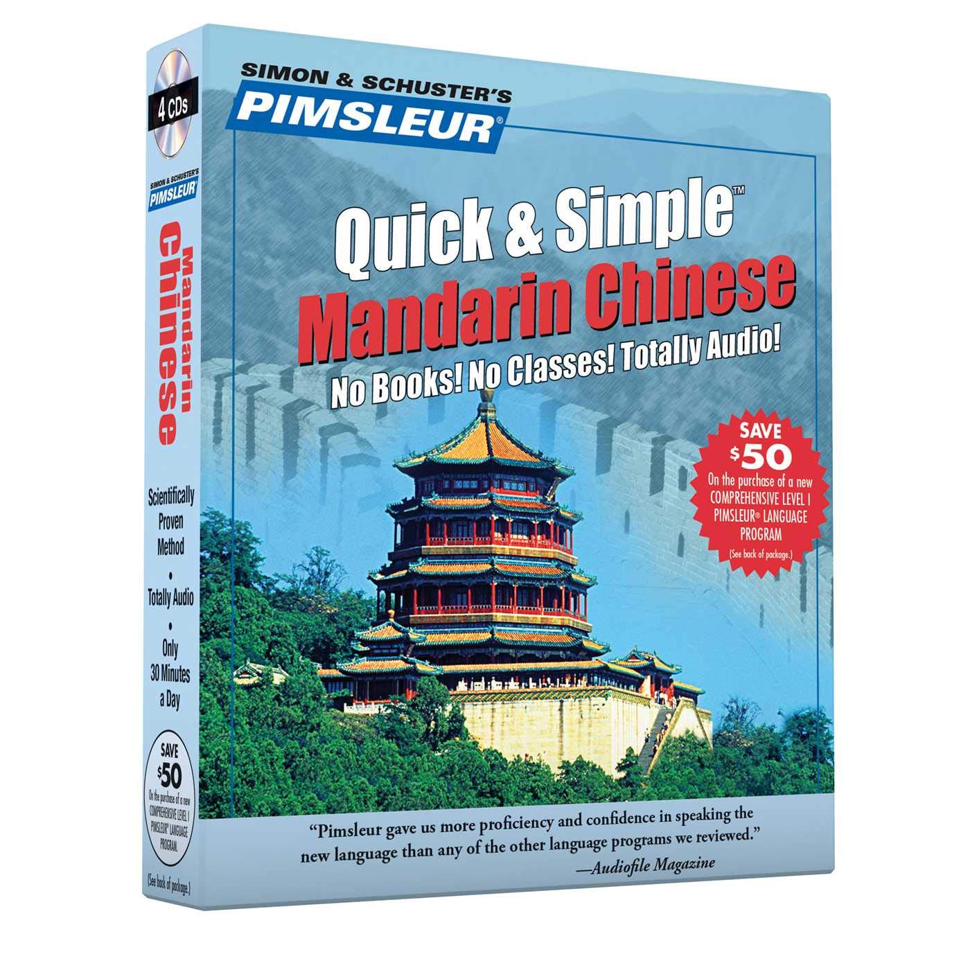 Mandarin Chinese: Learn To Speak And Understand Mandarin Chinese With Pimsleur Language Programs (Pimsleur Quick And Simple) (En,New