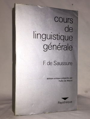 Cours de linguistique generale (Bibliotheque scientifique) (French Edition),Used