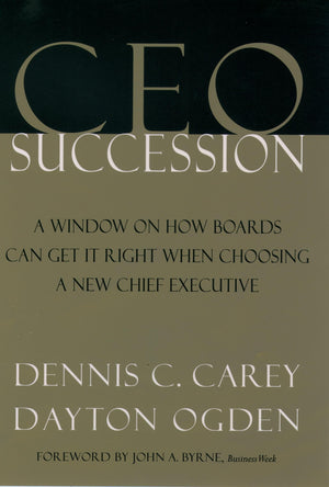 Ceo Succession: A Window On How Boards Can Get It Right When Choosing A New Chief Executive