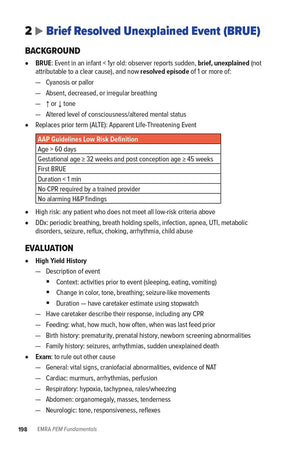 EMRA PEM Fundamentals: The Essential Handbook for Pediatric Emergencies,New