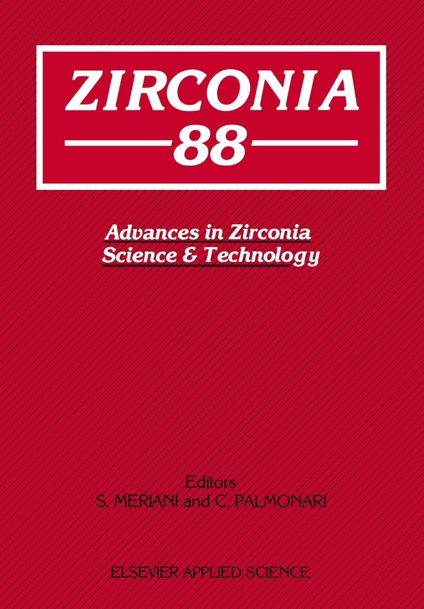 Zirconia88: Advances in Zirconia Science and Technology,Used
