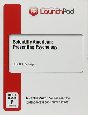 LaunchPad for Scientific American: Presenting Psychology (1Term Access),Used