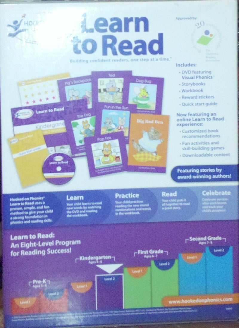 Hooked on Phonics Learn to Read  Level 4: Word Families (Early Emergent Readers  Kindergarten  Ages 46) (4),New