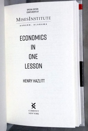 Economics In One Lesson 1St Edition By Henry Hazlitt (2008) Hardcover,Used