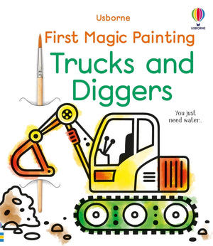 First Magic Painting Trucks and Diggers,New
