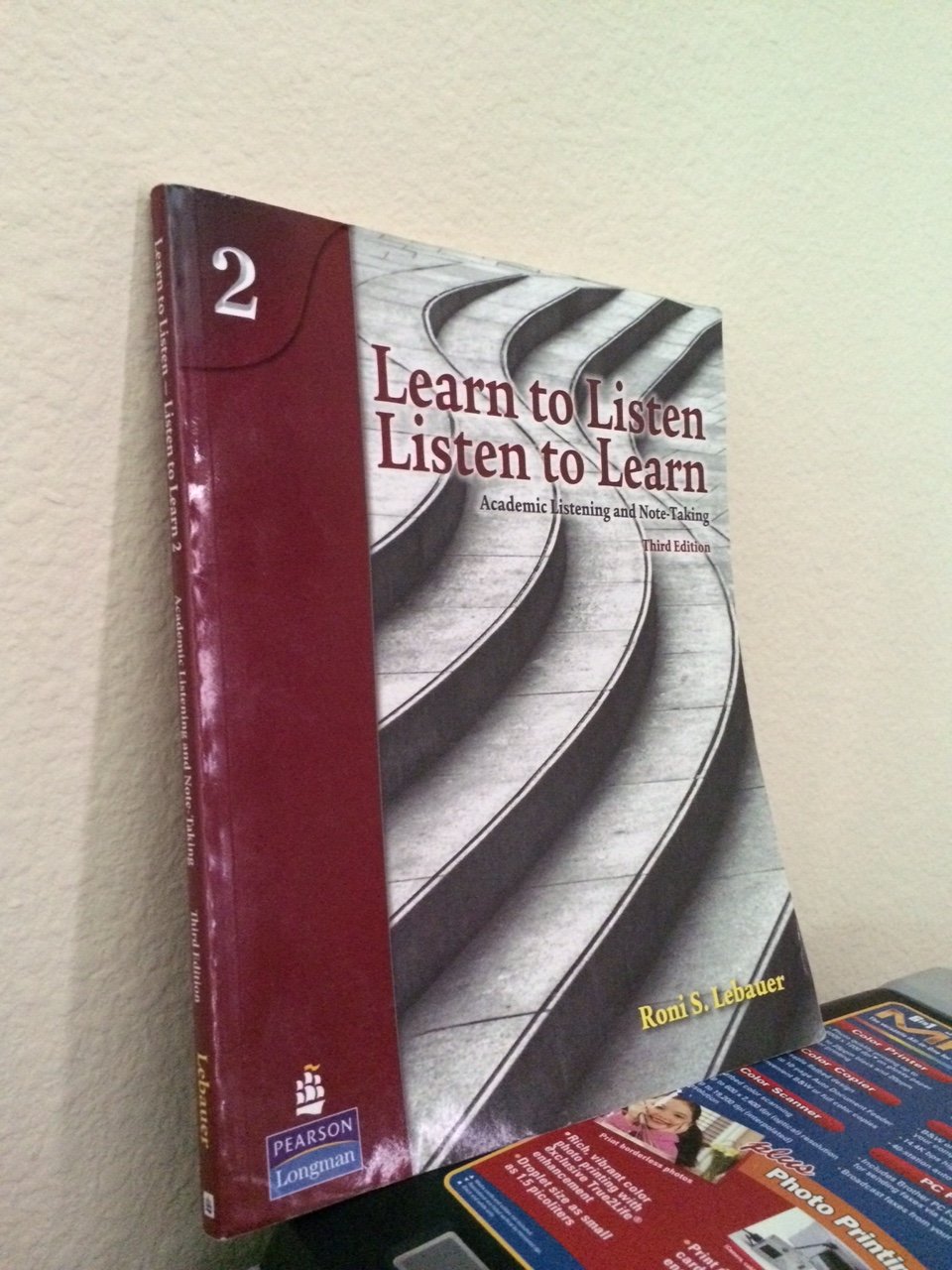 Learn to Listen, Listen to Learn, Level 2: Academic Listening and NoteTaking, 3rd Edition,Used