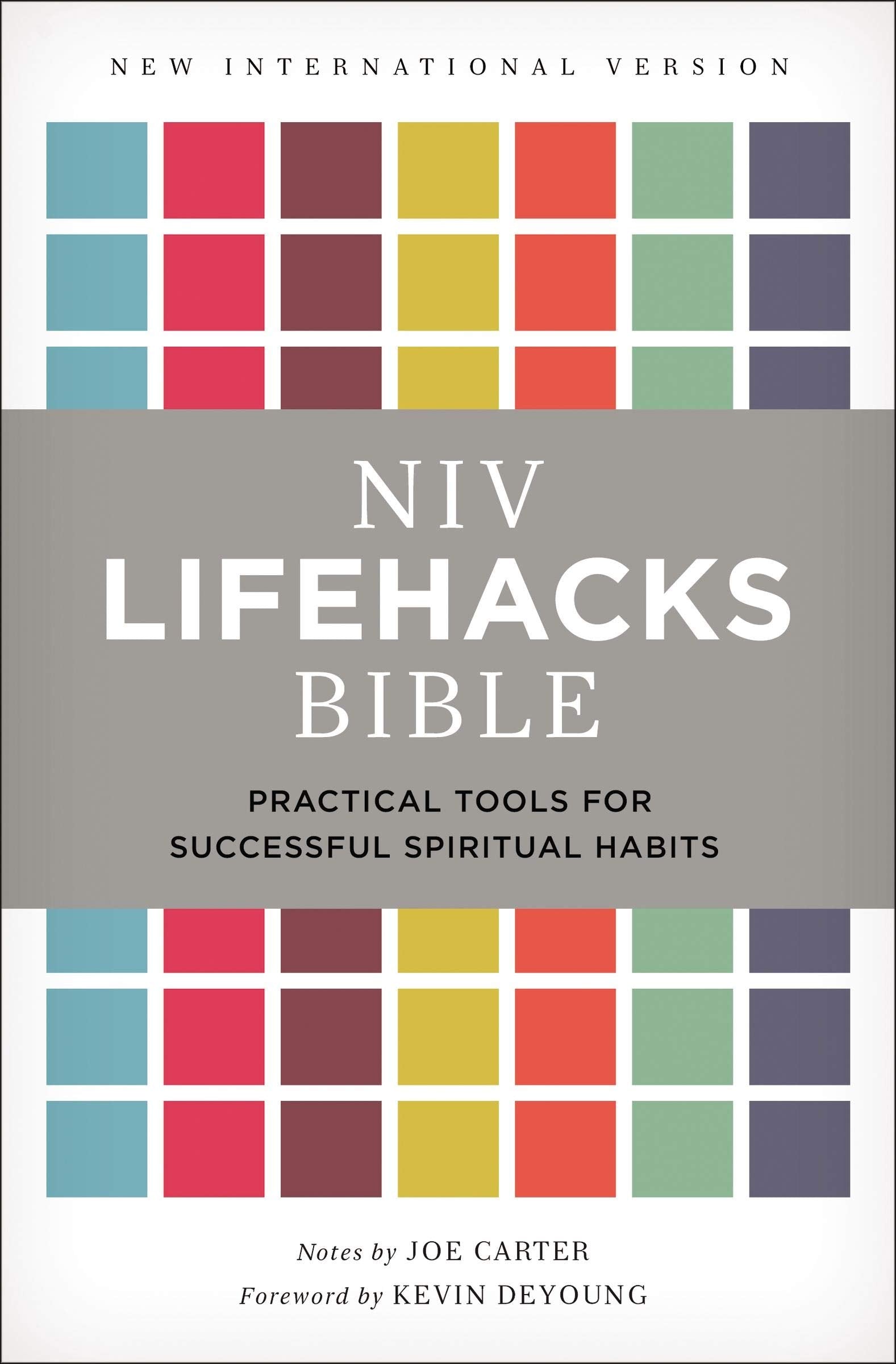 NIV, Lifehacks Bible, Hardcover: Practical Tools for Successful Spiritual Habits,Used