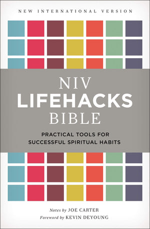 NIV, Lifehacks Bible, Hardcover: Practical Tools for Successful Spiritual Habits,Used