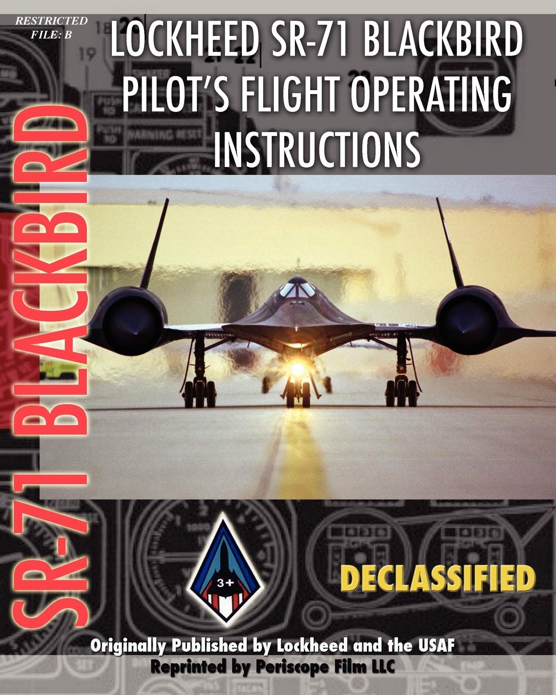 Lockheed Sr71 Blackbird Pilot's Flight Operating Instructions,Used