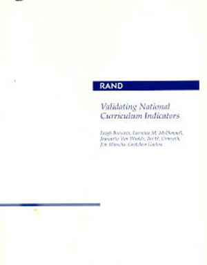 Validating National Curriculum Indicators,Used