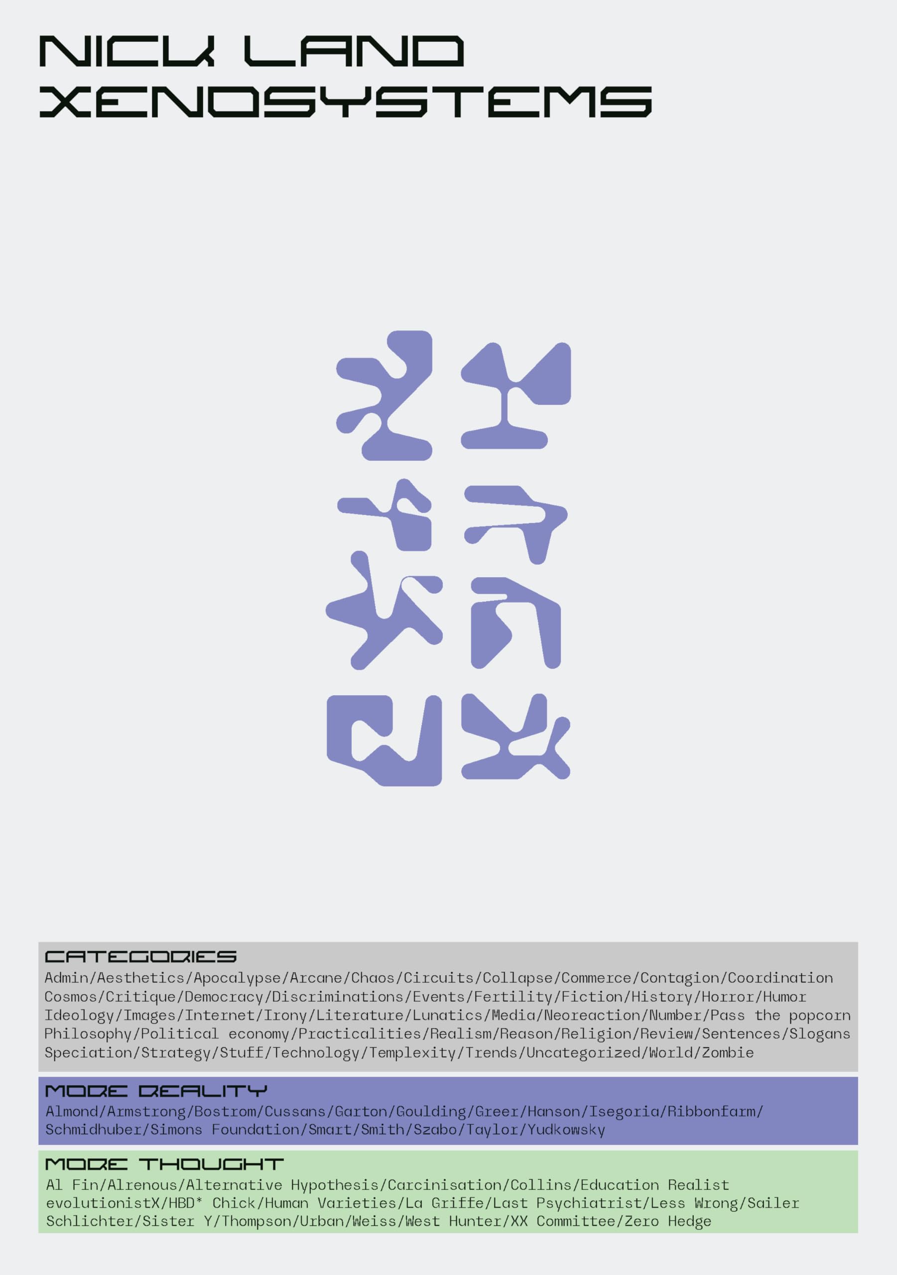 Xenosystems
